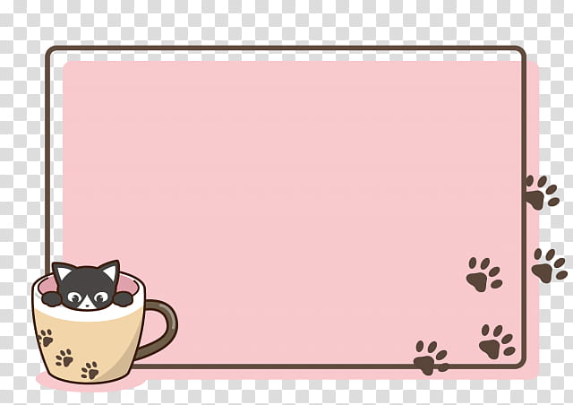Background Black Frame, Cat, Coffee, Mug, Cartoon, Text, Cup, Coffee Cup transparent background PNG clipart