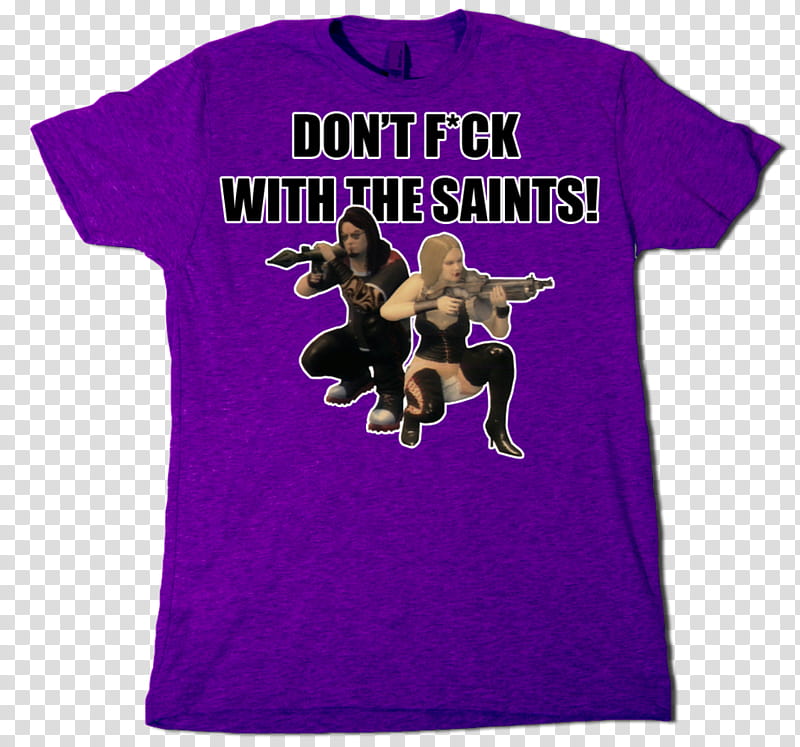 Freaking a T-Shirt, My Saints Row  Chars. transparent background PNG clipart