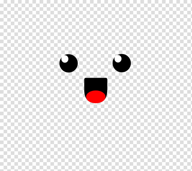 Kawaii Transparent Happy Face - Get