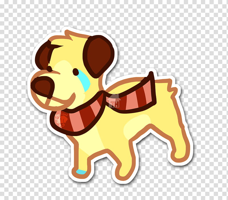 Orange, Puppy, Dog, Character, Snout, Orange Sa, Cartoon, Yellow transparent background PNG clipart