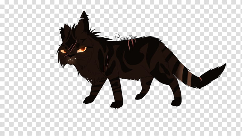 Dog And Cat, Into The Wild, Brokenstar, Black Cat, Fire And Ice, Yellowfang, Warriors, Raggedstar transparent background PNG clipart