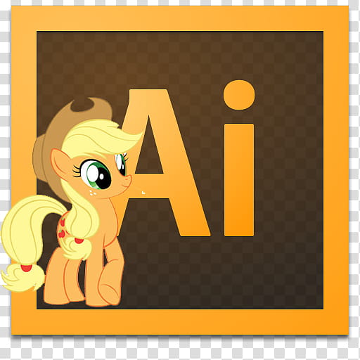 My little pony Adobe CS icons, Adobe Illustrator Icon CS transparent background PNG clipart