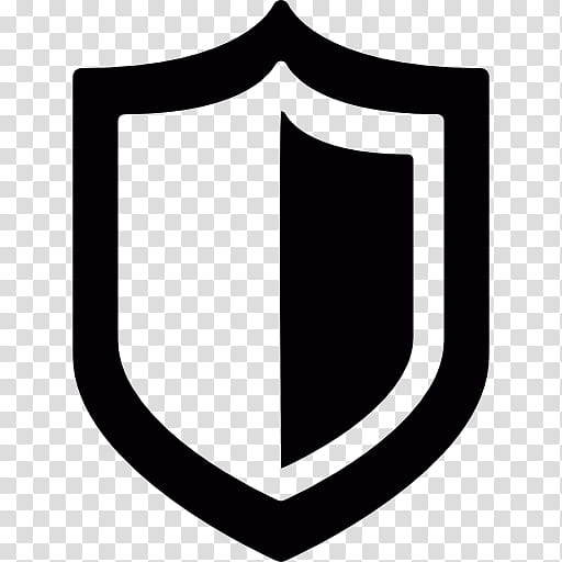 Shield Black And White, Weapon, Symbol, Heraldry, Escutcheon, Theme, Black And White
, Line transparent background PNG clipart