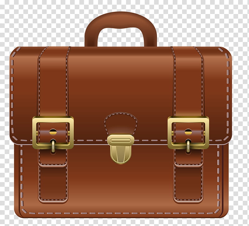 Travel Drawing, Briefcase, Handbag, Box, Leather, Business Bag, Brown, Tan transparent background PNG clipart