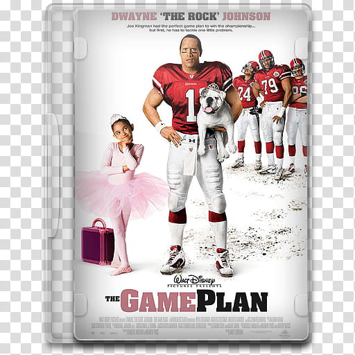 Movie Icon , The Game Plan, Walt Disney The Game Plan DVD case illustration transparent background PNG clipart