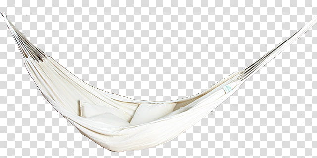 Summer, white fabric hammock transparent background PNG clipart