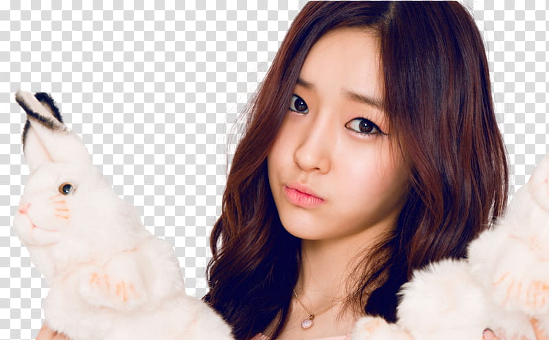 Areum T ara render, woman pouting her lips transparent background PNG clipart