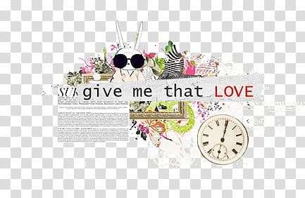 Mixed Set , give me that love illustration transparent background PNG clipart