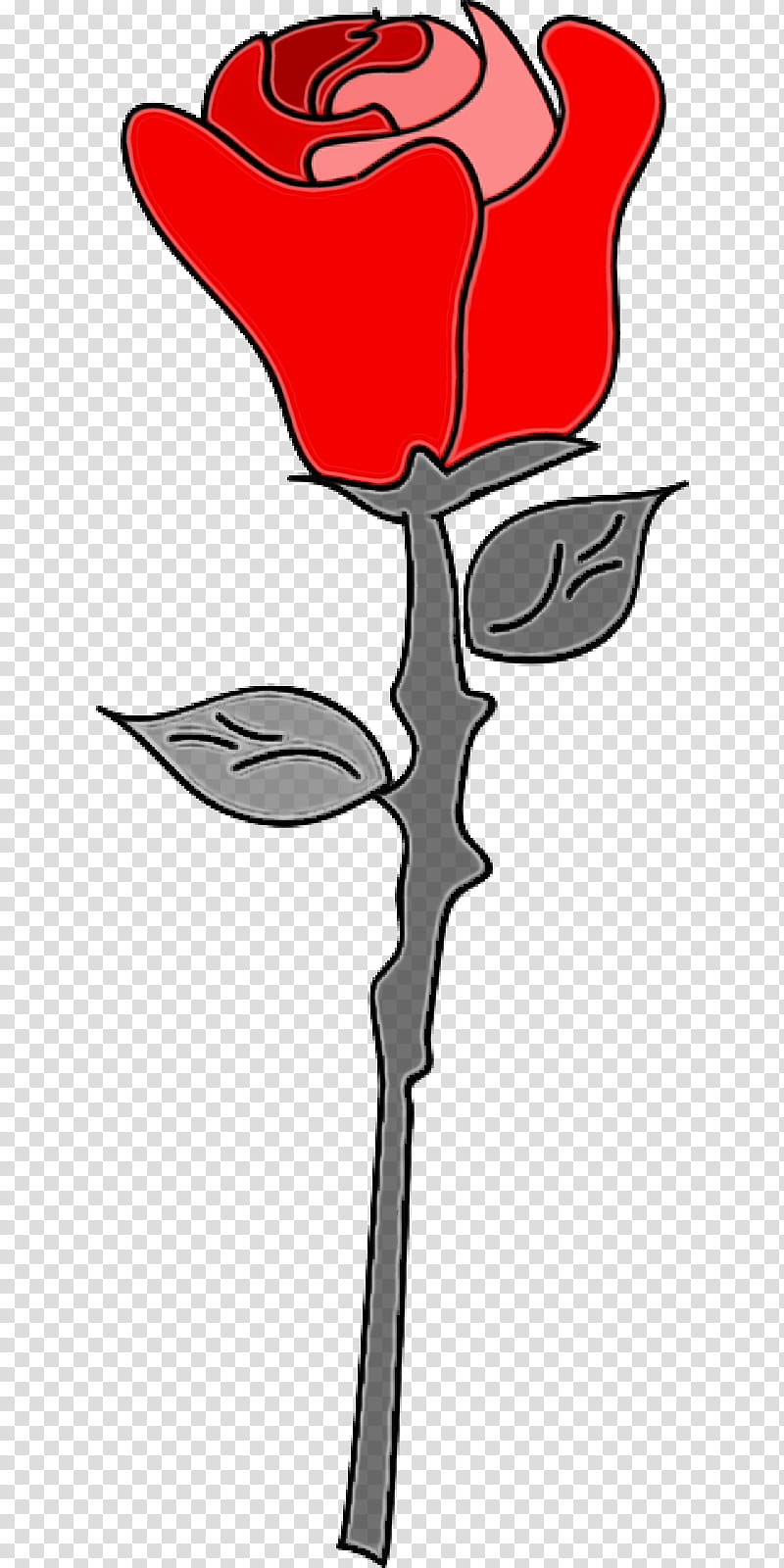 red plant stem plant tree, Watercolor, Paint, Wet Ink, Flower, Tulip transparent background PNG clipart
