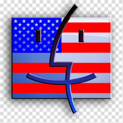 Finder, U.S flag illustration transparent background PNG clipart