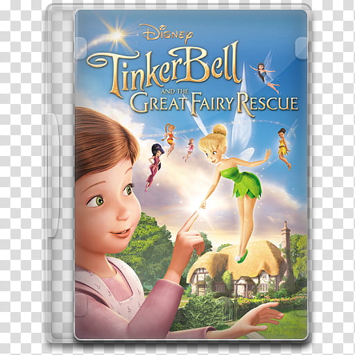 Movie Icon , Tinker Bell and the Great Fairy Rescue transparent background PNG clipart
