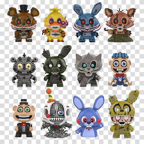 FNAF The Twisted Ones Mystery Minis transparent background PNG clipart
