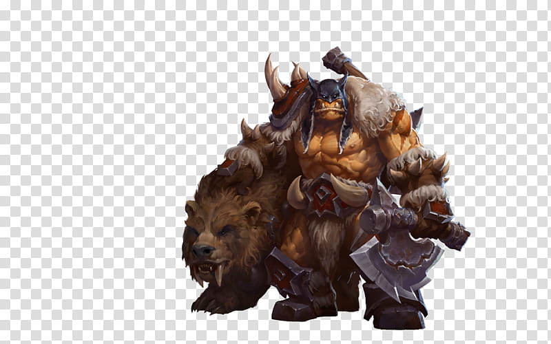 Rexxar and Misha Heroes of the Storm, World of Warcraft character transparent background PNG clipart