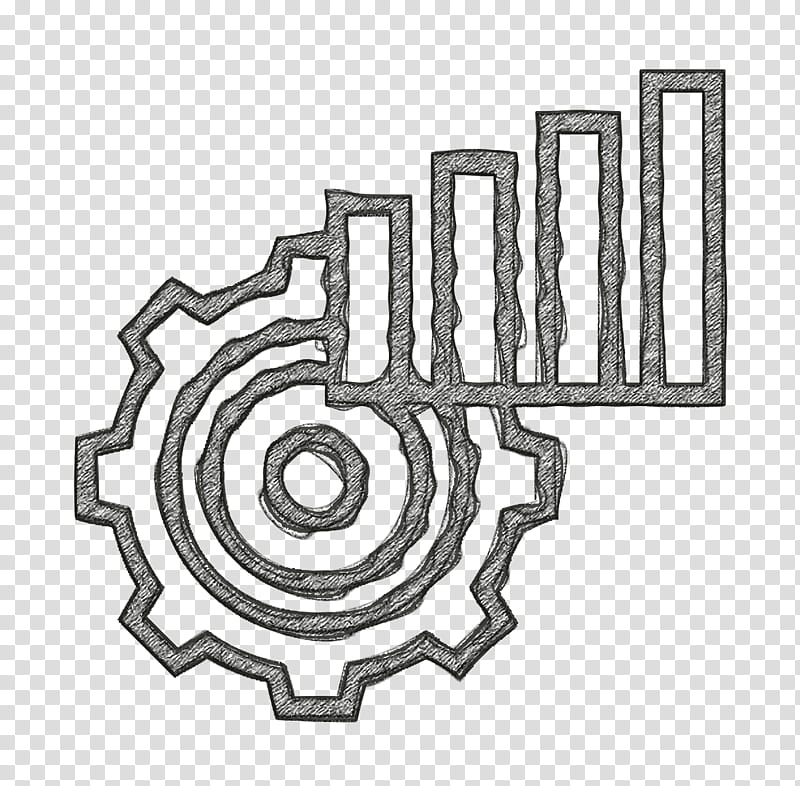 Statistics icon Database Management icon Cog icon, Symbol, Logo transparent background PNG clipart