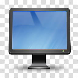 iKons Monitors, flat screen monitor illustration transparent background PNG clipart