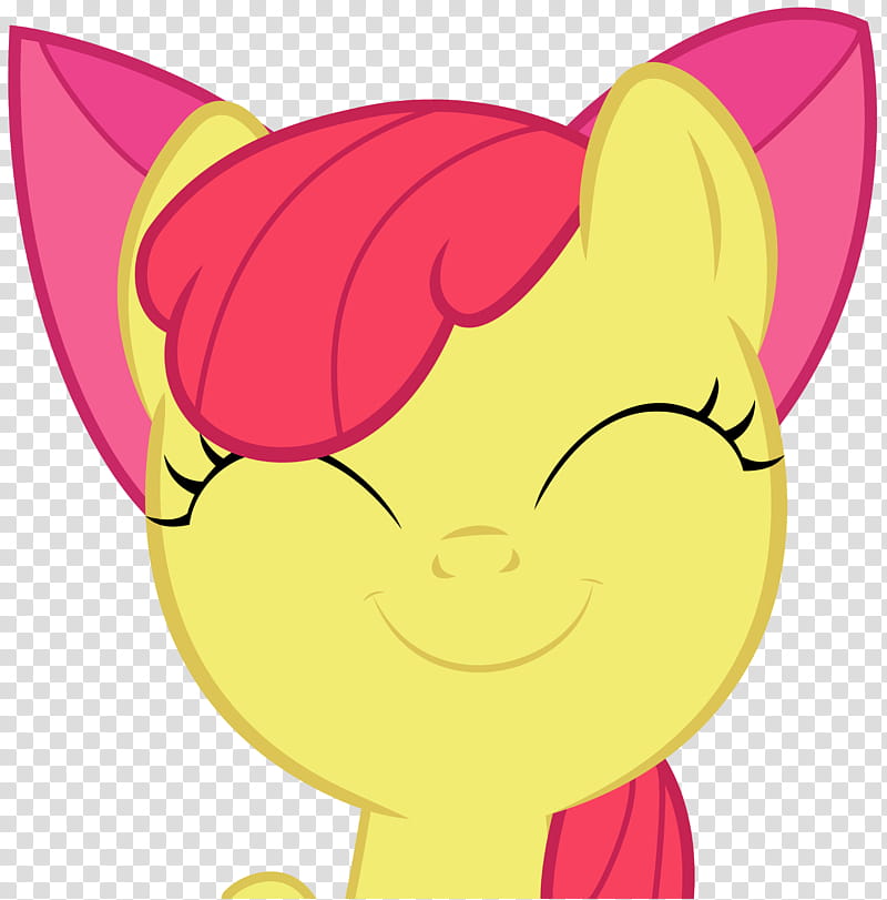 Happy Apple Bloom transparent background PNG clipart