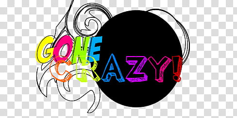 Primer de text, gone crazy poster transparent background PNG clipart