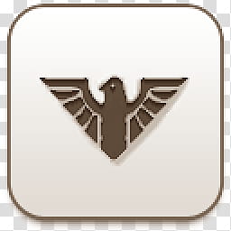 Albook extended sepia , brown and white bird logo transparent background PNG clipart
