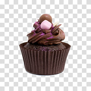 So Yummy S, chocolate cupcake transparent background PNG clipart