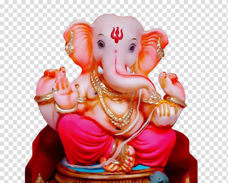 Ganesh Chaturthi Elephant, Watercolor, Paint, Wet Ink, Ganesha, Aarti, Bhajan, Hinduism transparent background PNG clipart