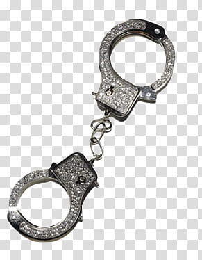 AESTHETIC GRUNGE, gray handcuffs transparent background PNG clipart