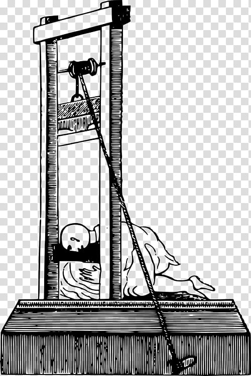 Guillotine Guillotine, Drawing, Capital Punishment, Architecture, Tower, Blackandwhite, Style, Facade transparent background PNG clipart