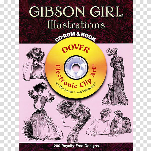 Book Illustration, National Museum Of American Illustration, Readytouse Gibson Girl Illustrations, Drawing, Charles Dana Gibson, Norman Rockwell, Text, Poster transparent background PNG clipart