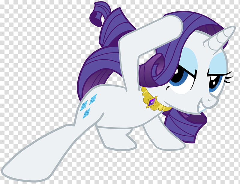 MLP, Rarity PowerSliding (Generosity) transparent background PNG clipart