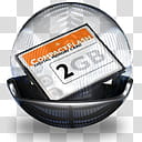 Sphere   ,  GB compact flash transparent background PNG clipart