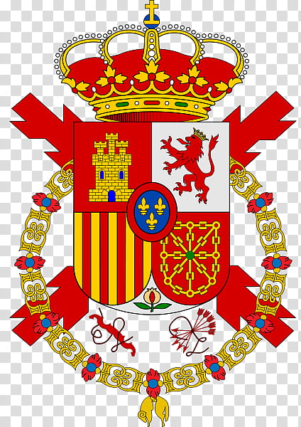 King Crown, Spain, Francoist Spain, Coat Of Arms, Flag Of Spain, Coat Of Arms Of The King Of Spain, Coat Of Arms Of Serbia, National Emblem transparent background PNG clipart