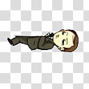 BBC Sherlock Mycroft, man wearing brown blazer transparent background PNG clipart