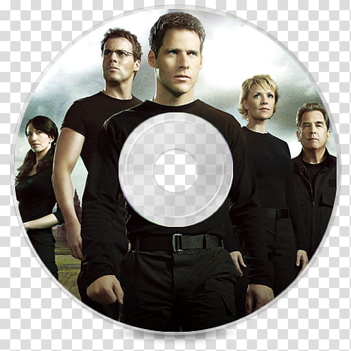 TV Series Disc Icons Pack, Stargate SG  transparent background PNG clipart