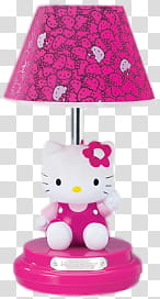 Hello Kitty Set Pink And White Hello Kitty Table Lamp