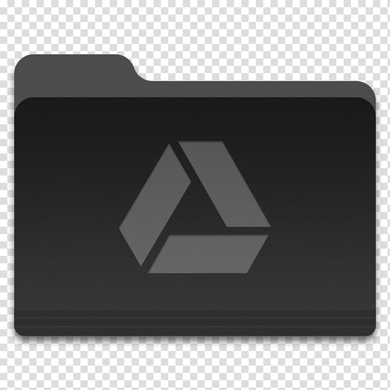 Dark Folder for Mac, Google Drive icon transparent background PNG clipart