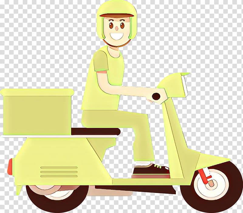 motor vehicle mode of transport transport vehicle, Cartoon, Riding Toy, Package Delivery, Scooter, Vespa transparent background PNG clipart