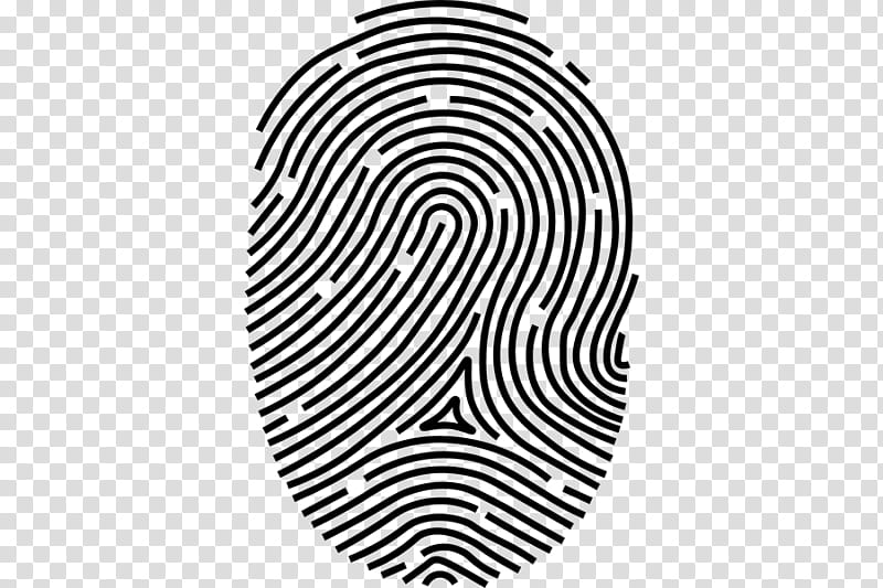 Fingerprint, Fingerprint Scanner, Biometrics, Live Scan, Automated Fingerprint Identification, Scanner, Blackandwhite transparent background PNG clipart