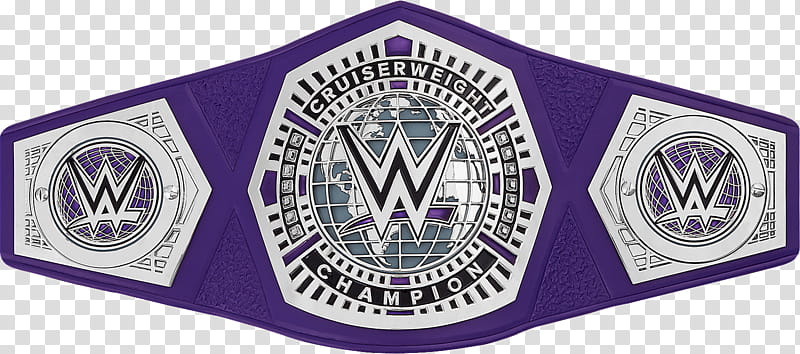 WWE Cruiserweight Championship Belt , blue and white Cruiser Weight championship belt transparent background PNG clipart