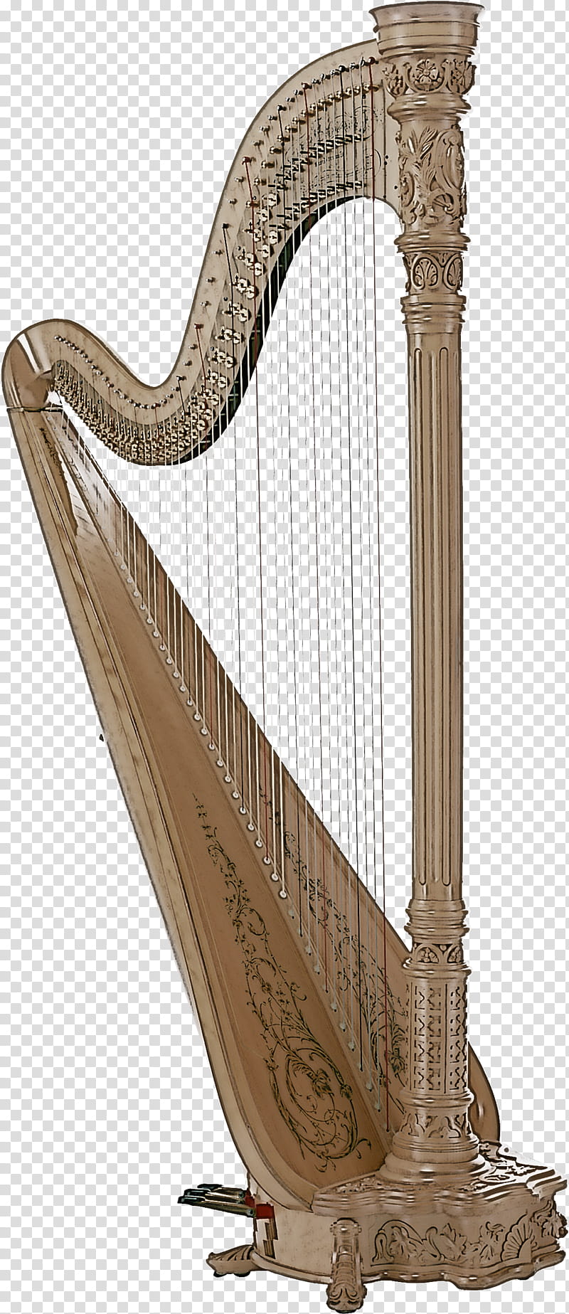 harp clàrsach konghou plucked string instruments string instrument, Musical Instrument, Harpist transparent background PNG clipart