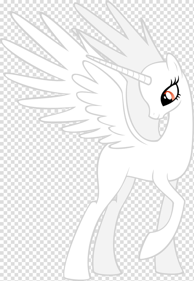 MLP FiM Princess Base, white My Little Pony transparent background PNG clipart