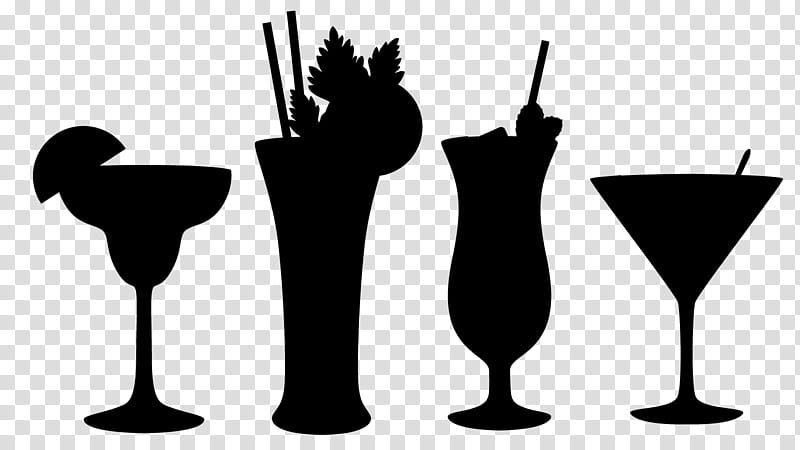 Wine Glass Champagne Glass Alcoholic Beverages Black White M Drink Alcoholism Silhouette Drinkware Transparent Background Png Clipart Hiclipart