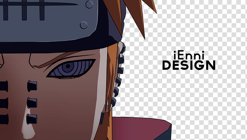 Naruto Storm : Pain (Akatsuki), Pein Nagato with text overlay transparent background PNG clipart