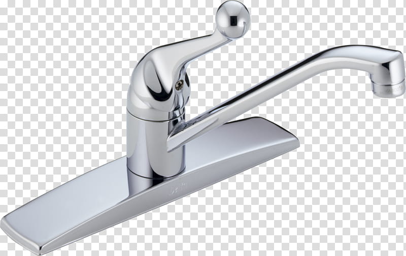 Kitchen, Faucet Handles Controls, Faucets, Delta Single Handle Kitchen Faucet, Delta Faucet Company, Sink, Plumbing, Baths transparent background PNG clipart
