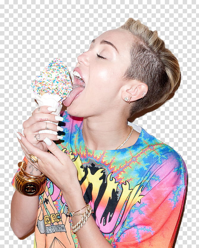 Miley Cyrus for Terry Richardson transparent background PNG clipart