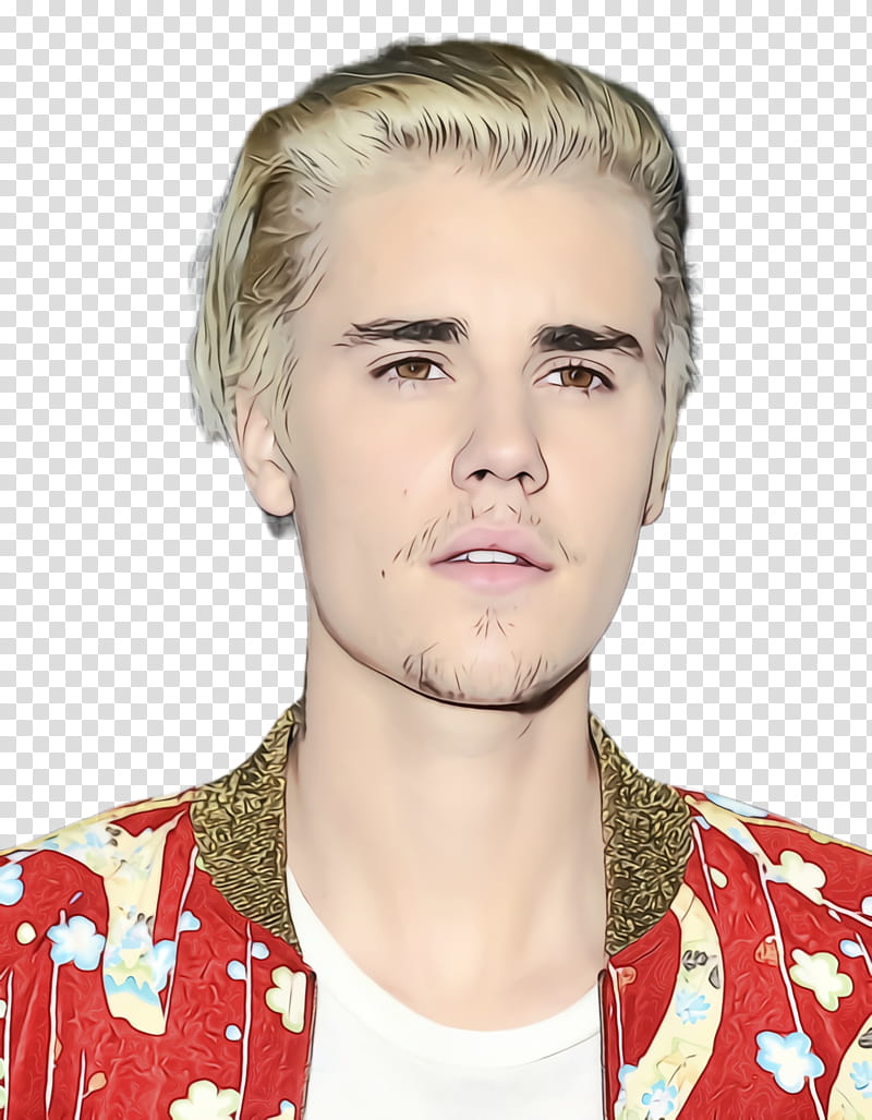 Paint Brush, Watercolor, Wet Ink, Justin Bieber, Hairstyle, Hollywood Palladium, Blond, Purpose World Tour transparent background PNG clipart