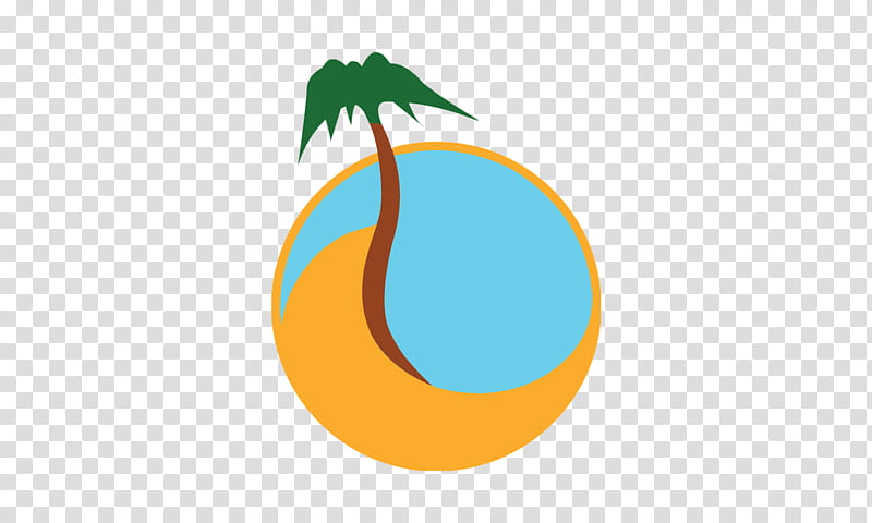 Cartoon Palm Tree, Logo, Computer, Orange Sa, Leaf, Circle, Symbol, Plant transparent background PNG clipart