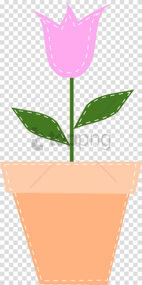 Pot Leaf, Flowerpot, Pink Flower Pot, Tulip, Bulb, Pink Flowers, Plant, Soil transparent background PNG clipart