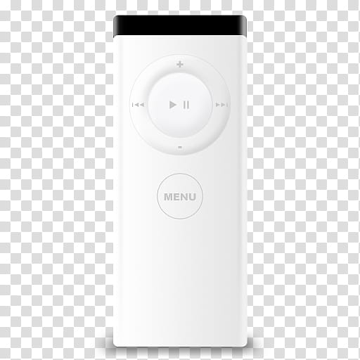 Apple remote, white MP player transparent background PNG clipart