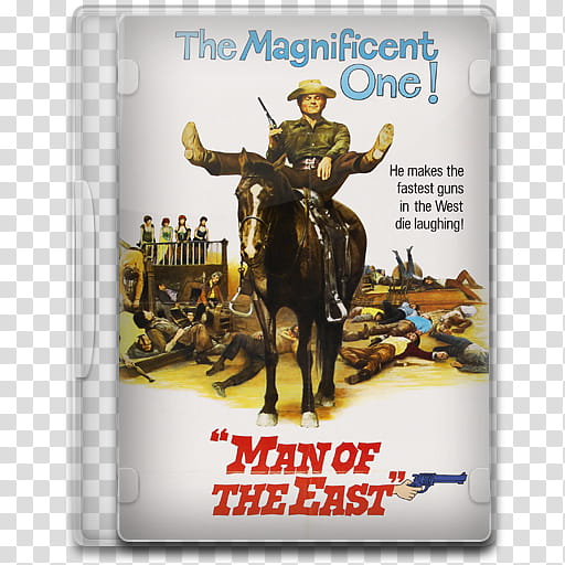 Movie Icon , Man of the East, The Magnificent One Man of The East DVD case transparent background PNG clipart