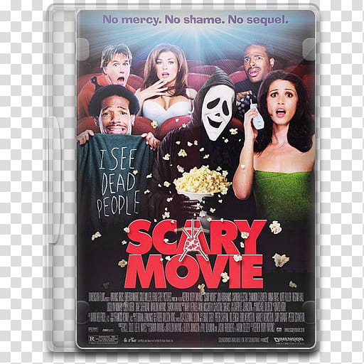 Movie Icon , Scary Movie, Scary Movie DVD case transparent background PNG clipart