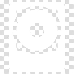 White Flat Taskbar Icons, Rhythmbox, round blue subwoofer illustrationm transparent background PNG clipart